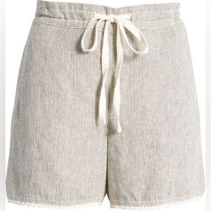 Caslon Drawstring Linen Blend Shorts